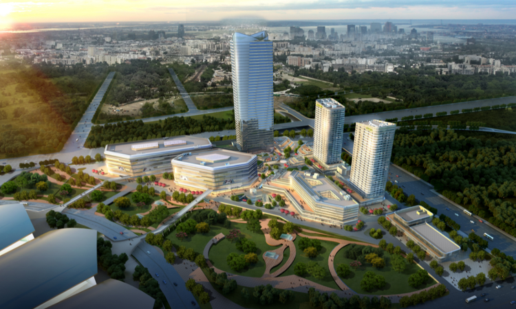 绿地国博中心效果图