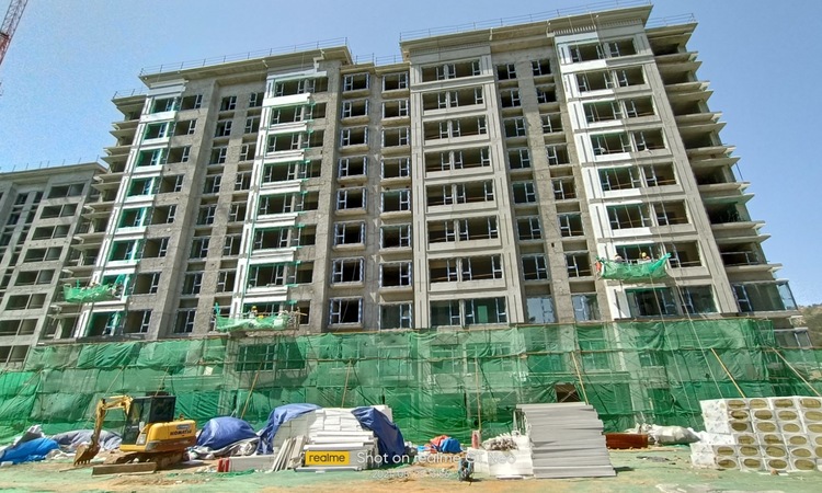 海信北涧山居施工进度图