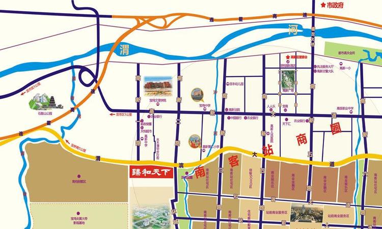 臻和天下 III期交通图