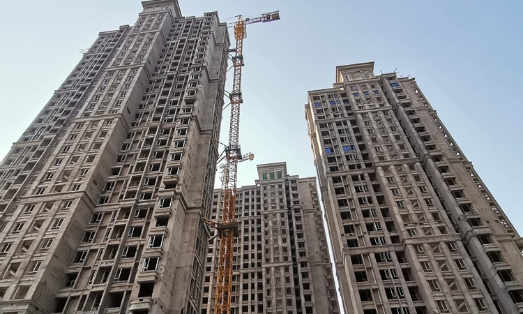 宜昌中心·天宸府施工进度图