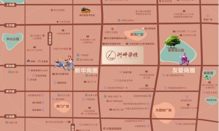 湖畔学樘交通图