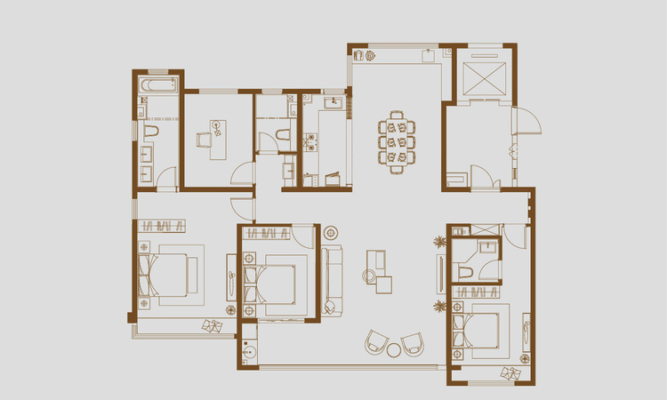 远洋万和公馆楼层平面图