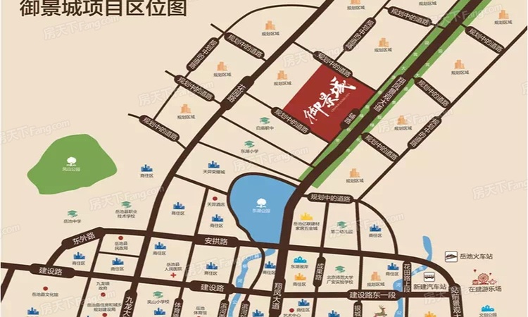 御景城交通图
