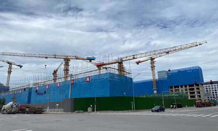 中海丰和叁號院施工进度图