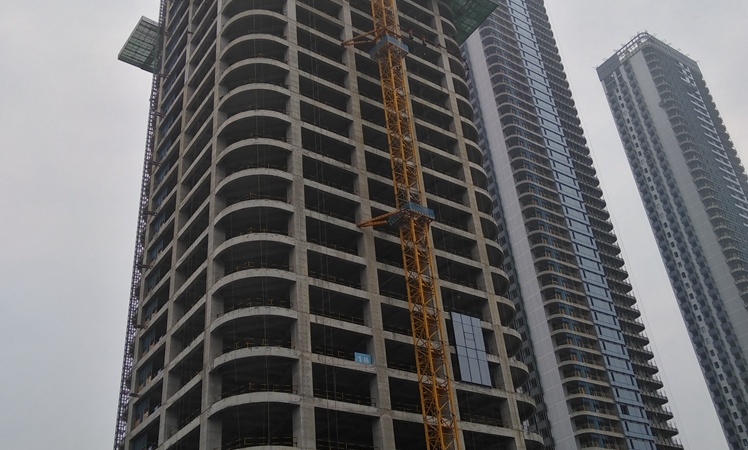 宜昌国际广场施工进度图