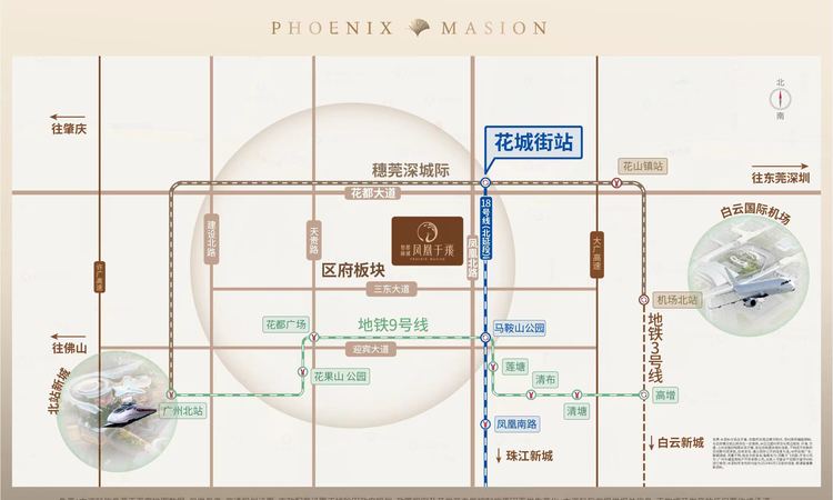 智都绿城·凤凰于飛交通图