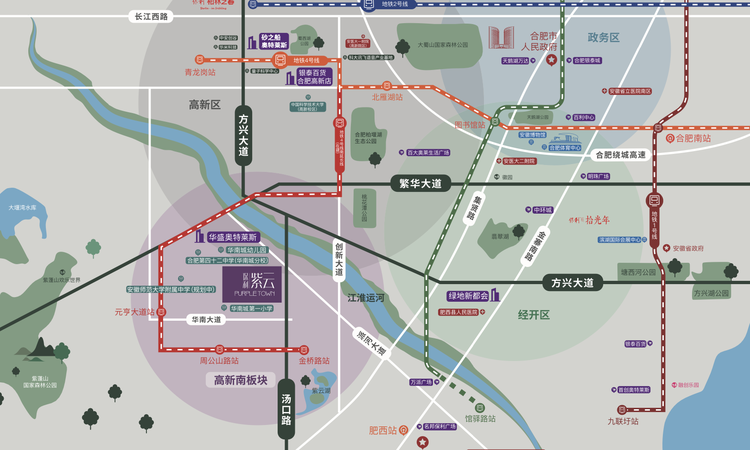 保利紫云交通图