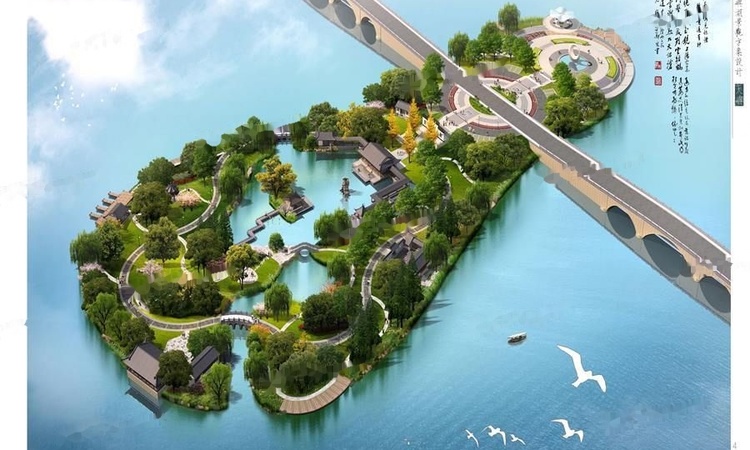 天屿湖效果图