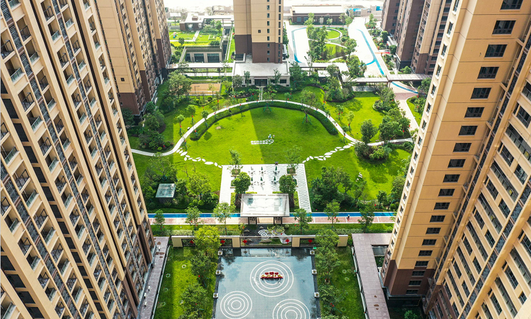 中铁城江督府实景图