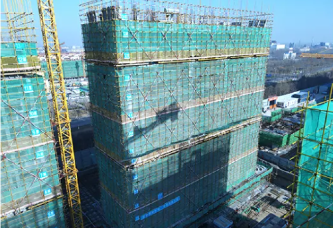 中房·揽翠郡施工进度图