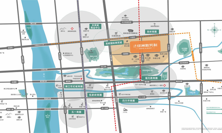 上置绿洲雅宾利交通图