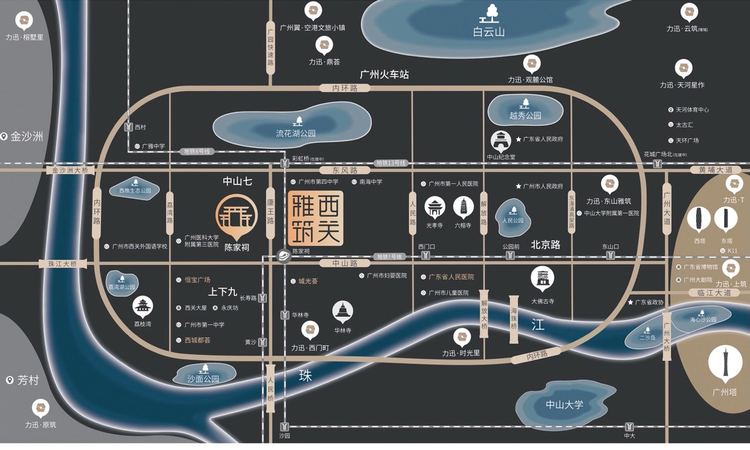 力迅·西关雅筑交通图