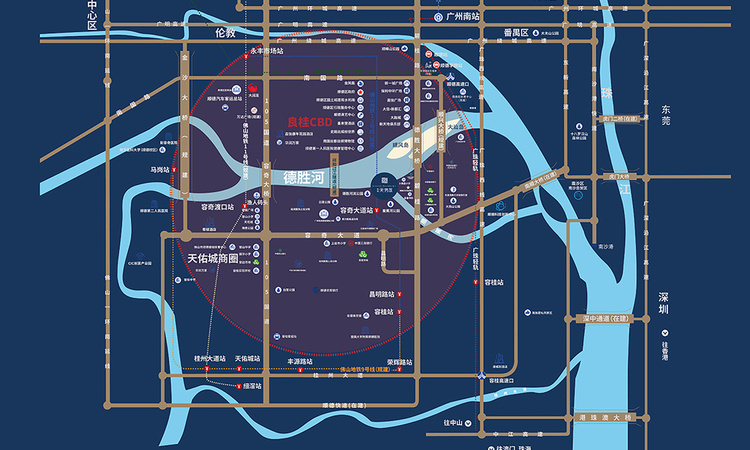 路劲·天隽汇交通图