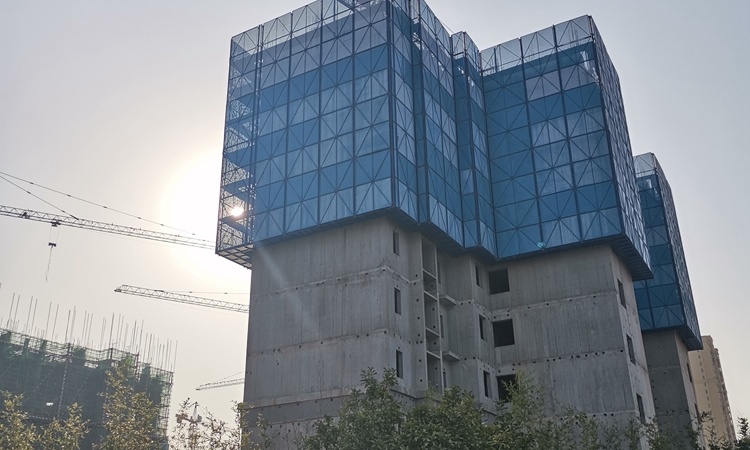 招商·依云水岸施工进度图