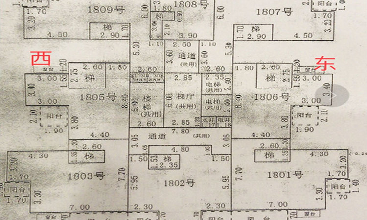 福临广场楼层平面图