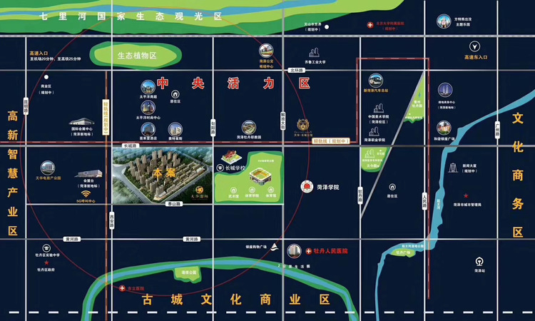 天华国际交通图