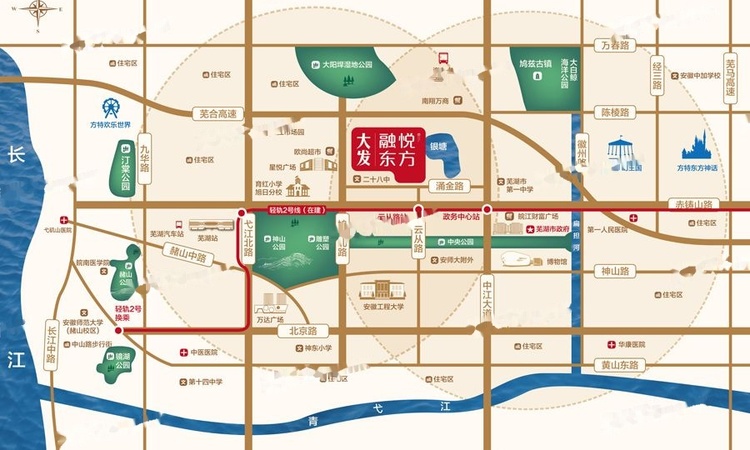 大发融悦东方交通图