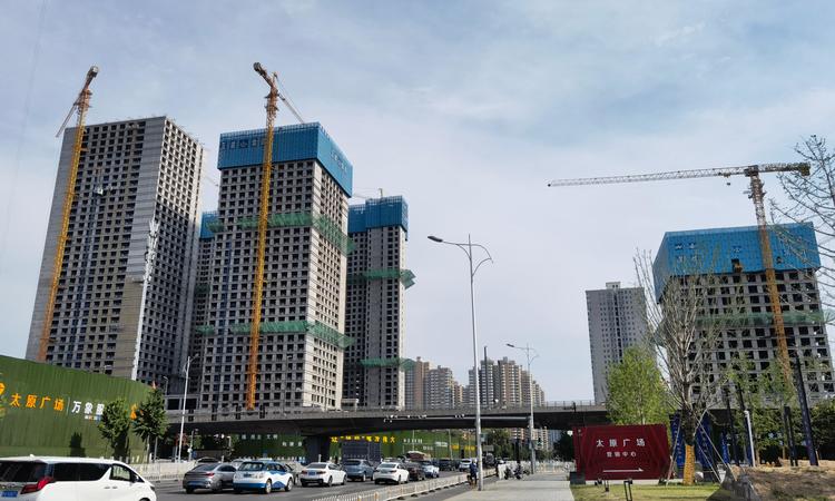 绿城太原广场施工进度图