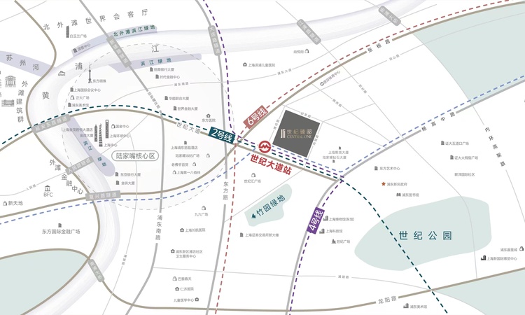 世纪·臻邸交通图