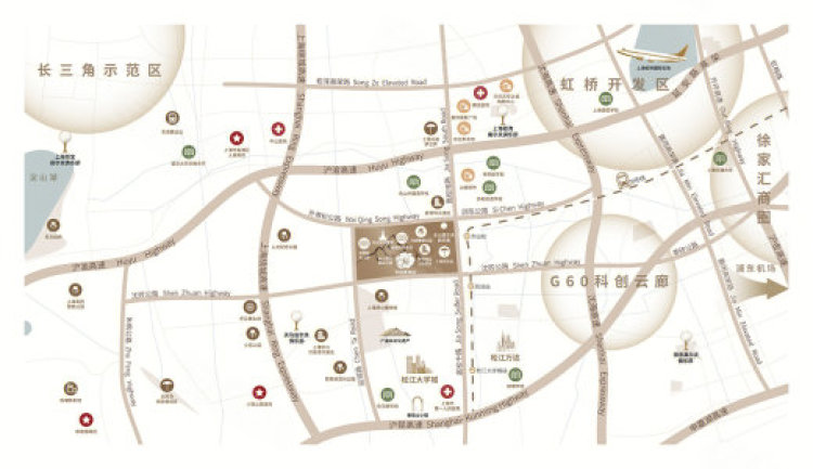 中凯曼荼园交通图