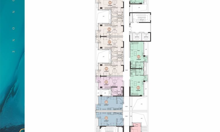 岭南九龙湾楼层平面图