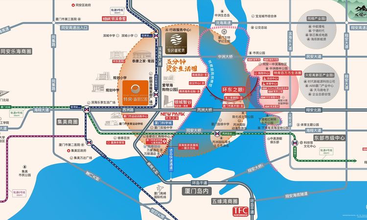特房新玥公馆交通图
