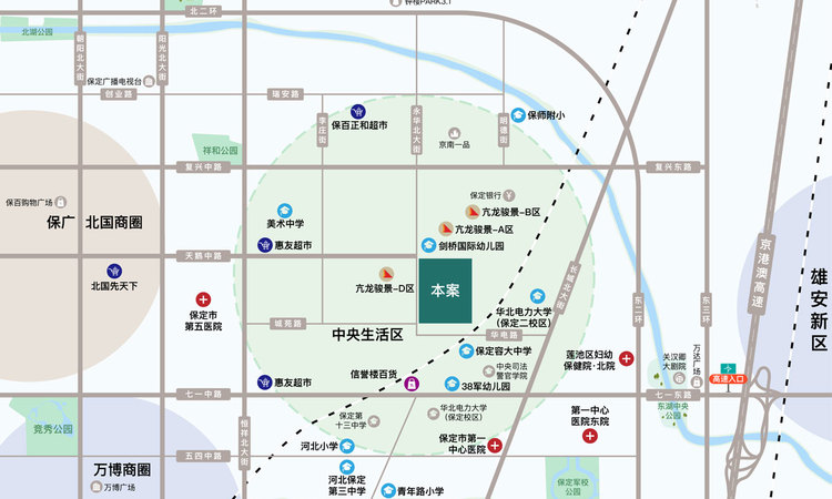 亢龙·上善颐园交通图