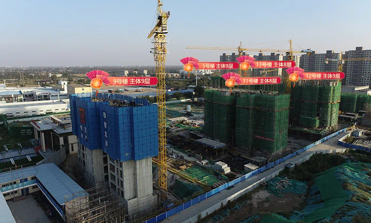 恒茂城·江南御府施工进度图