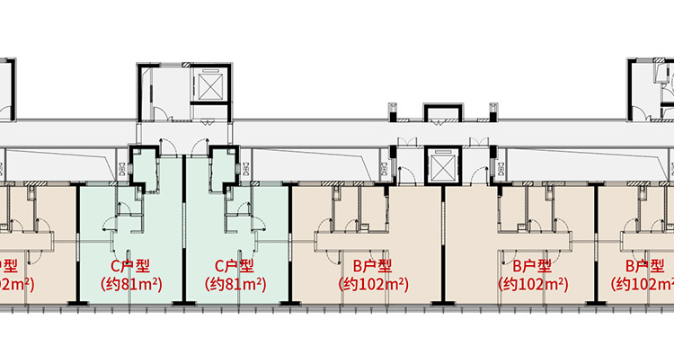 万秀中心楼层平面图