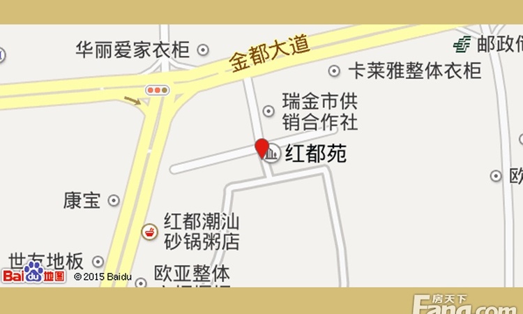 红都苑交通图
