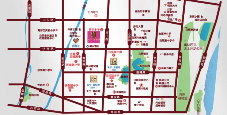 天宁·双子座精装公寓交通图
