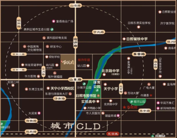 裕升·紫悦府交通图