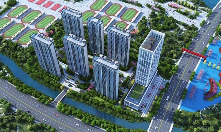 龙腾江河汇效果图