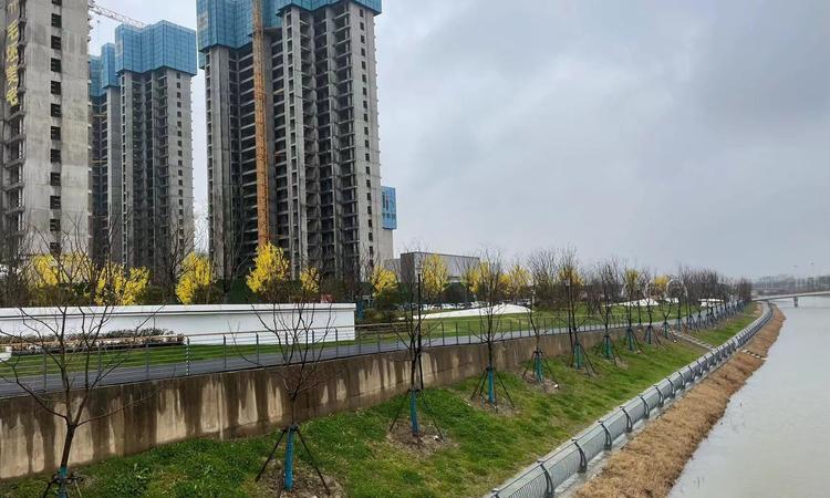 武汉卓越城施工进度图