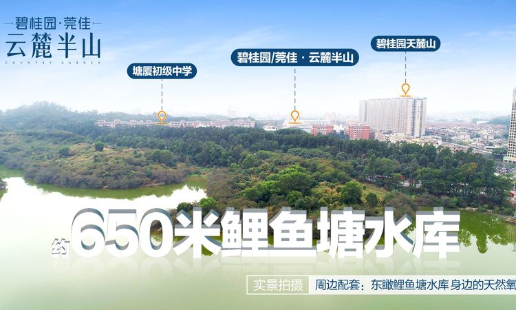 碧桂园莞佳云麓半山周边配套图