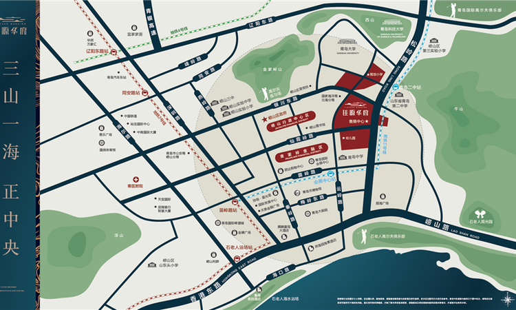 佳源华府山海印交通图