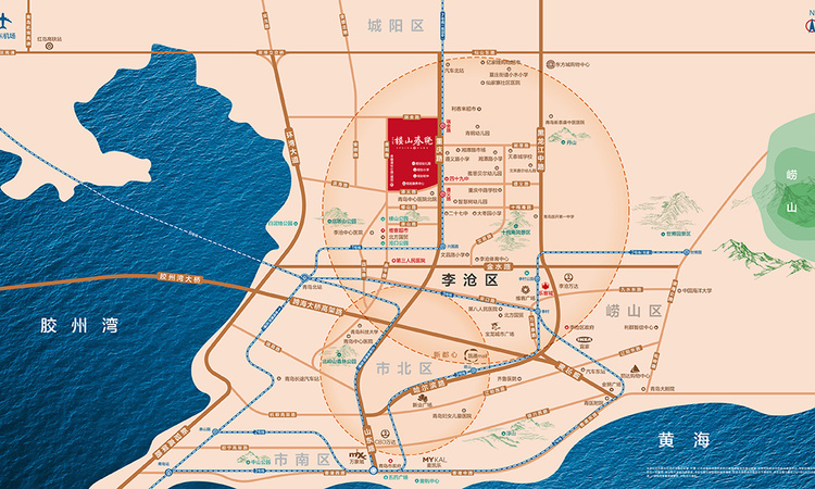 楼山春晓交通图