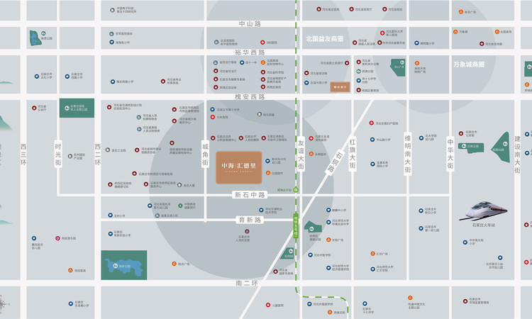 中海汇德里交通图