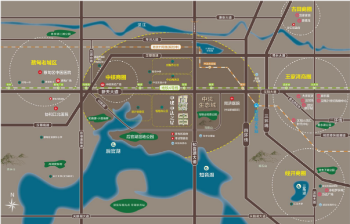 中建中法之星交通图