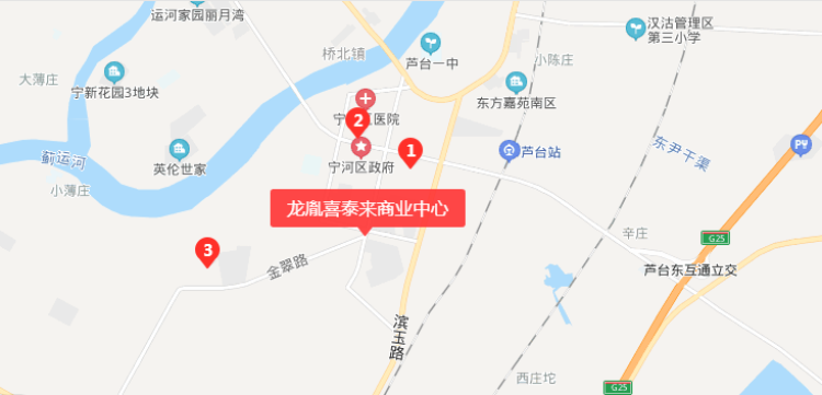 龙胤喜泰来商业中心交通图