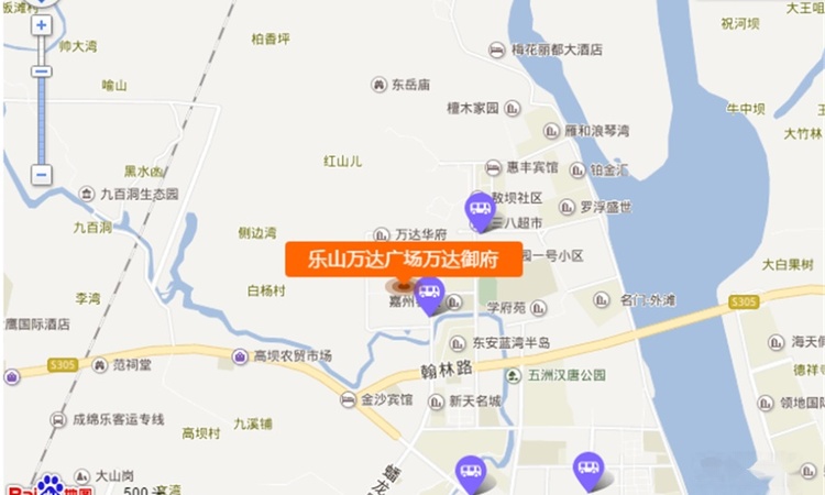 万达·御府交通图