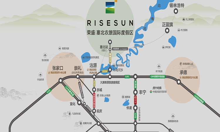 荣盛农旅·小别列庄园交通图