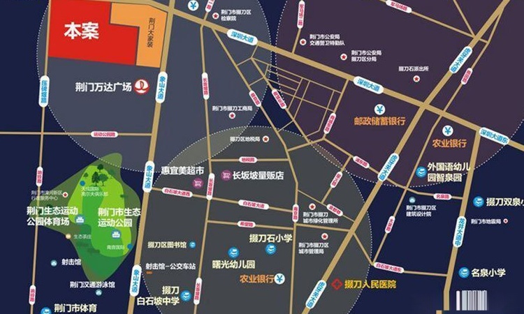 荆门天地交通图
