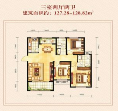 大发·宜景城四期楼层平面图