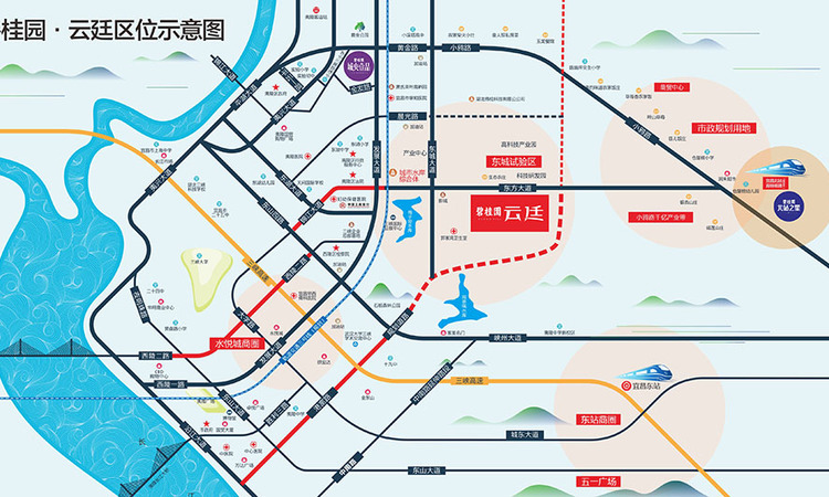 碧桂园·云廷交通图