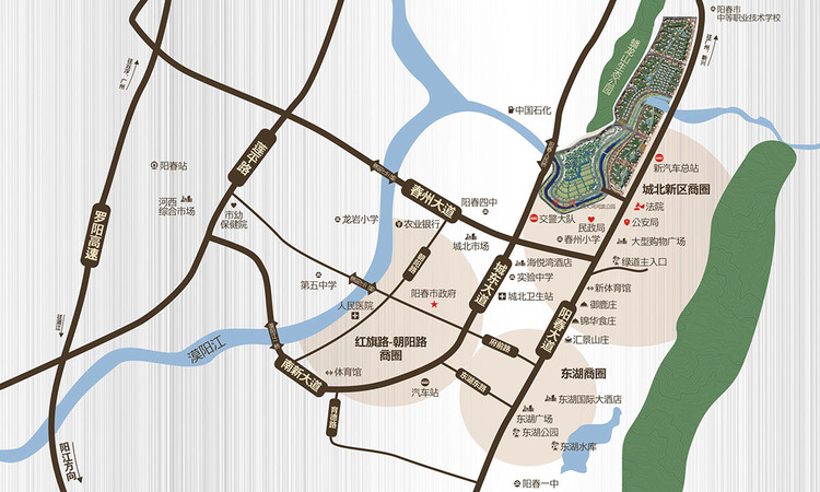 国鼎中央公园    交通图