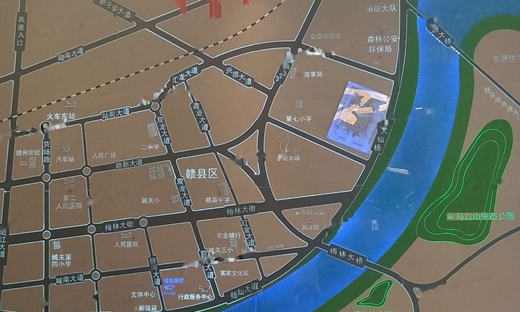 江山文苑交通图