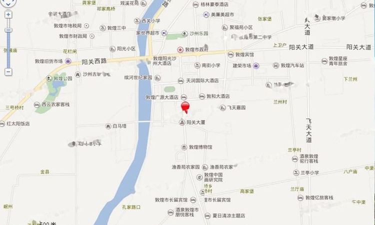 敦煌市宜居轩·金水湾周边配套图
