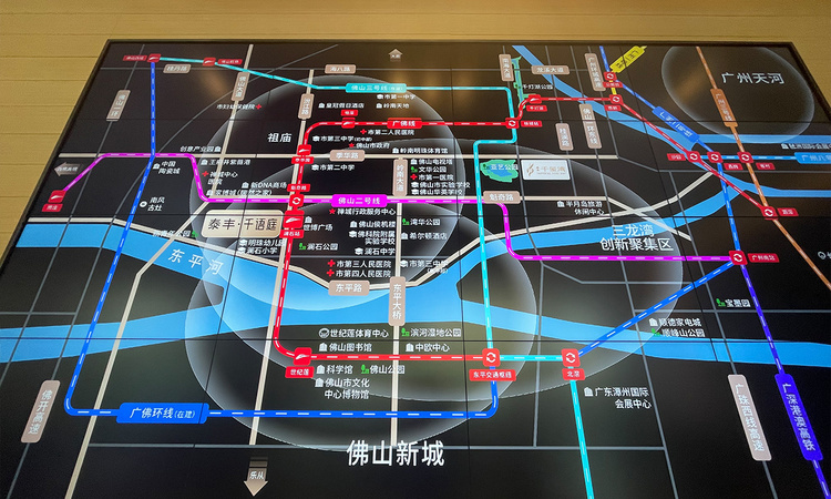 泰丰千语庭交通图