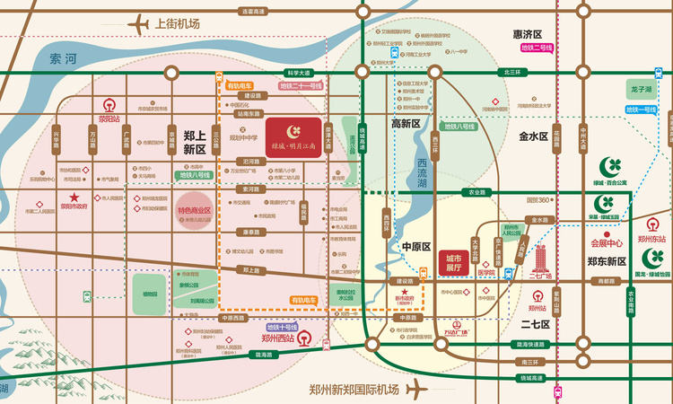 明月江南交通图